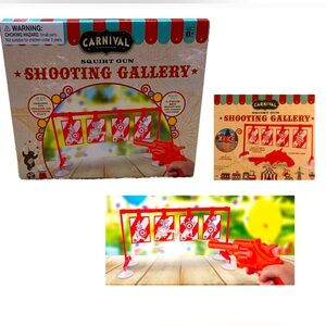 Carnival shooting game water gun target nostalgic toy new in box family fun gift
